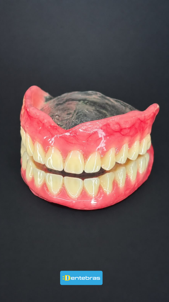 Prótese dentária de alta precisão e estética natural Dentebras